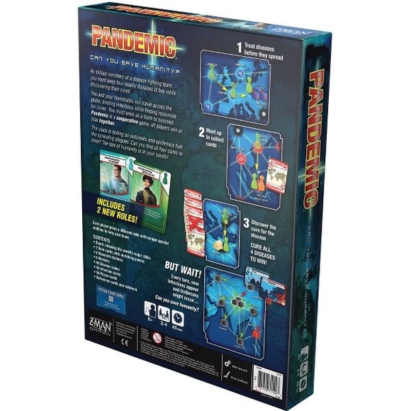 Z-Man Games Pandemic Board Game Out Of Stock In Stores NEW - Picture 4 of 12